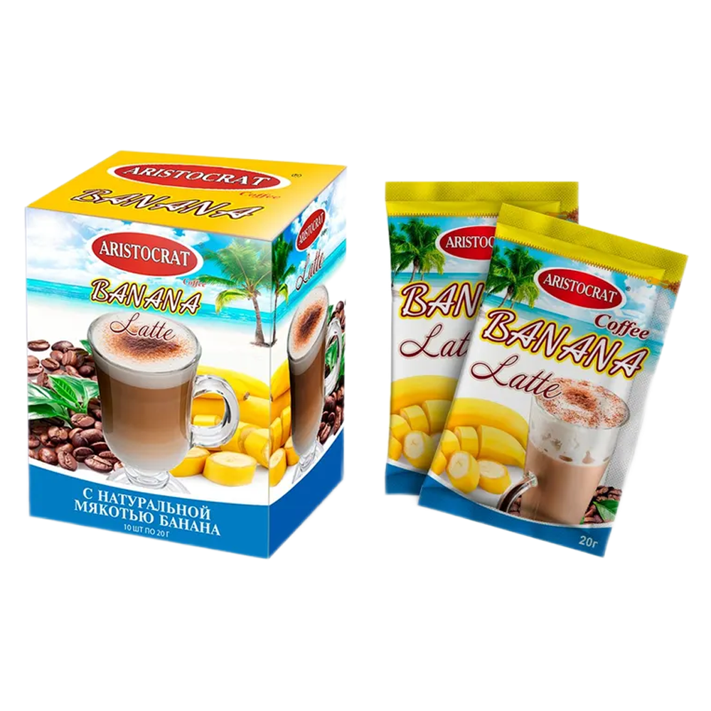 74395 Кофе LATTE "BANANA" 10Х20г