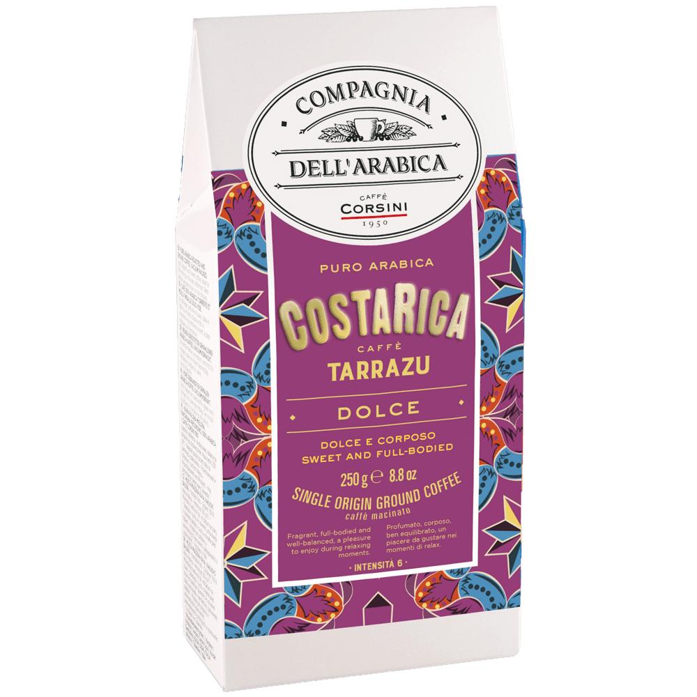 11308 Кофе Коста Рика Таррацу натуральный жареный молотый, в карт.пачке 250г