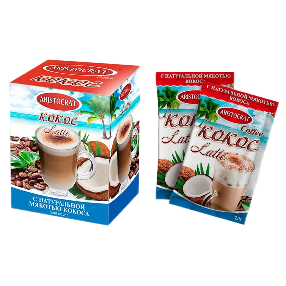 74357 Кофе LATTE "КОКОС" 10Х20г