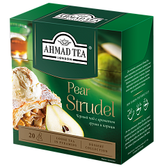 1236 Чай Грушевый Штрудель, с ароматом груши и корицы,   в пакетиках пирамидках 20х1,8г