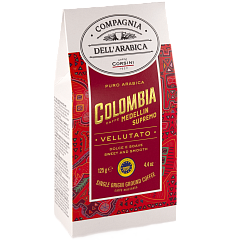 04037 Кофе Колумбия Медельин Супремо натур.жареный молотый в карт.пачке 125г