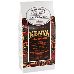 25602 Кофе Кения  "АА" Уошт натуральный жареный молотый в карт.пачке 250г